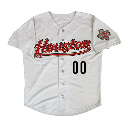 Custom Houston Astros 2012 White Men's Jersey Stitched - Main View