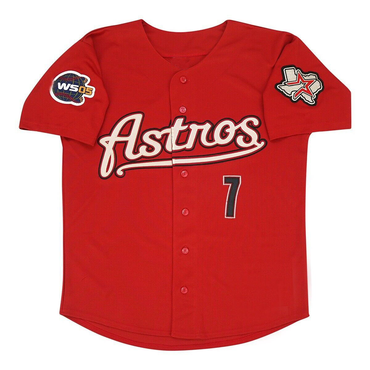 Craig Biggio 2012 Houston Astros Red Men's Jersey view 2