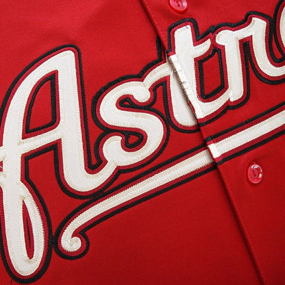 Craig Biggio 2012 Houston Astros Red Men's Jersey view 3