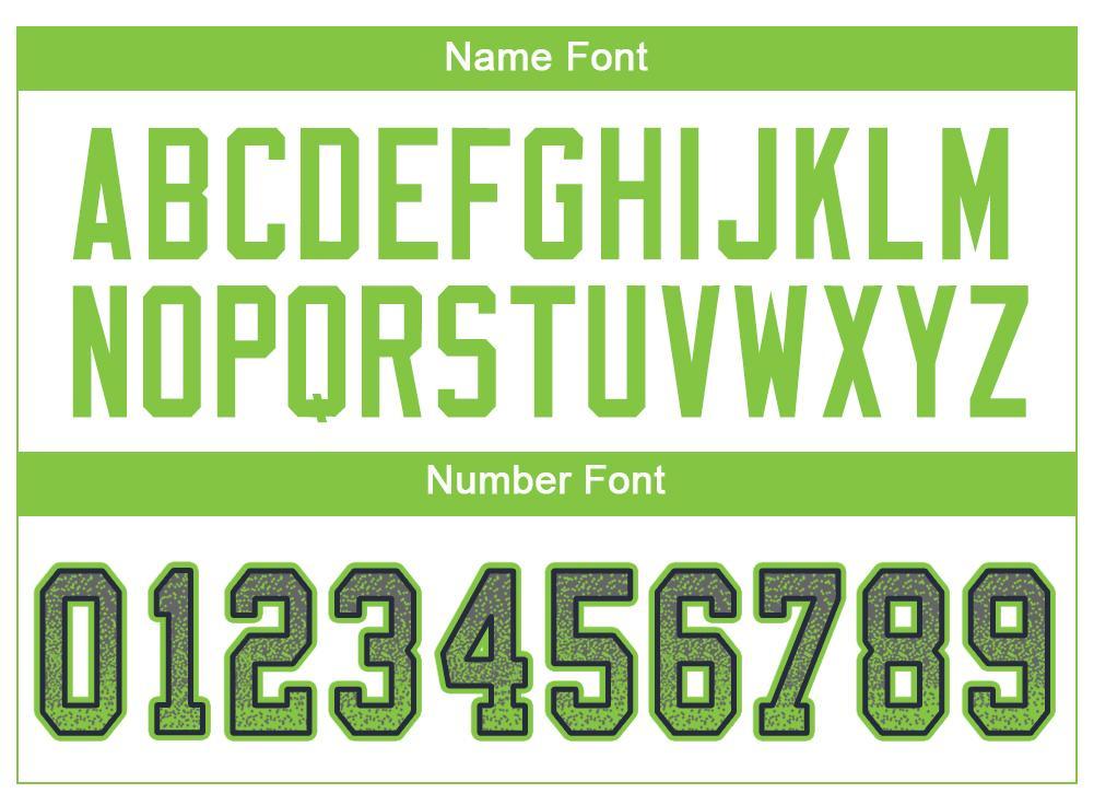Custom Gray Neon Green-Navy Drift Fashion Football Jersey view 4