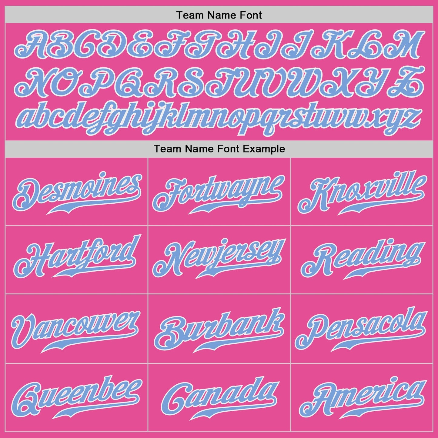 Custom Pink Light Blue-White Authentic Split Fashion Baseball Jersey view 5