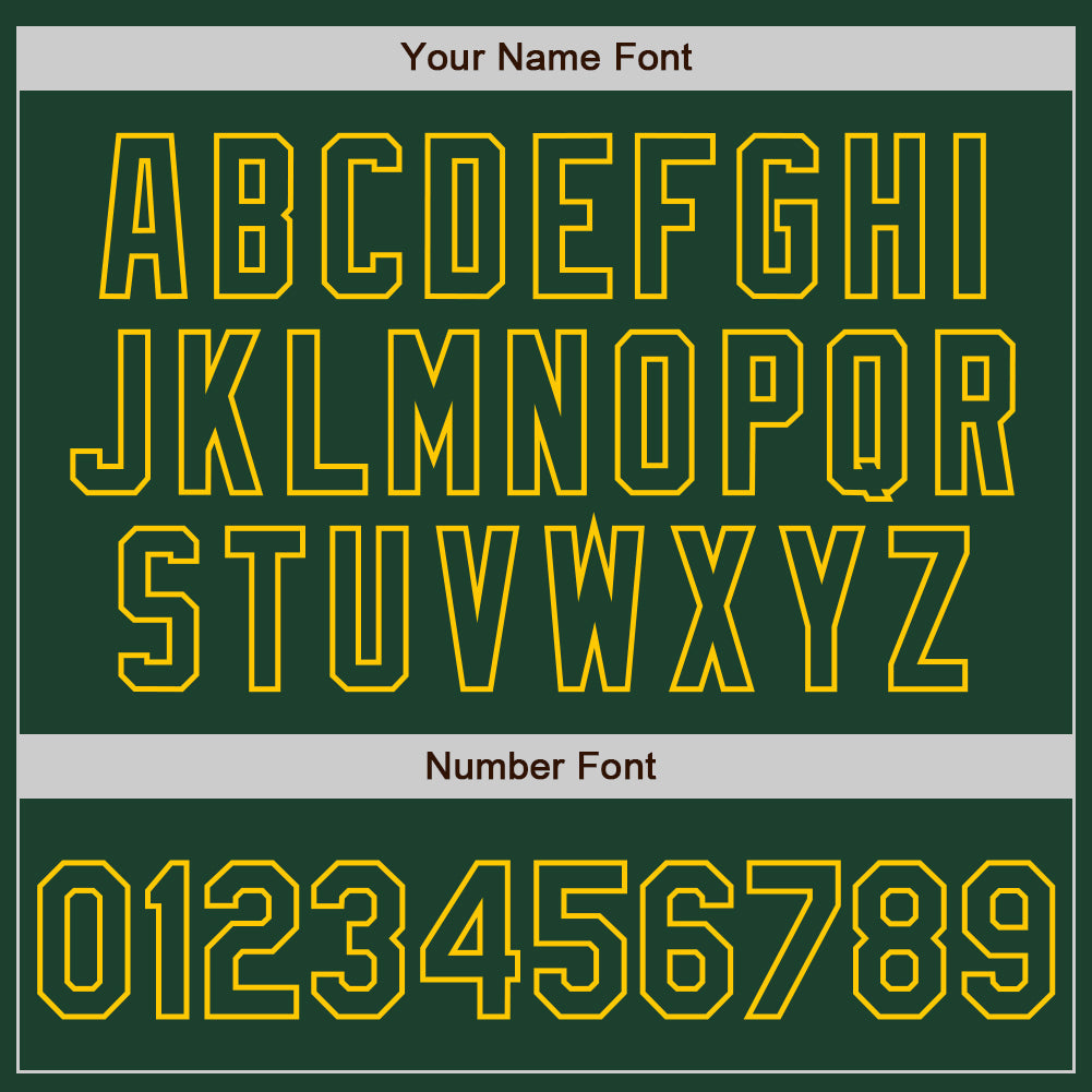 Custom White Green-Gold Authentic Split Fashion Baseball Jersey view 4
