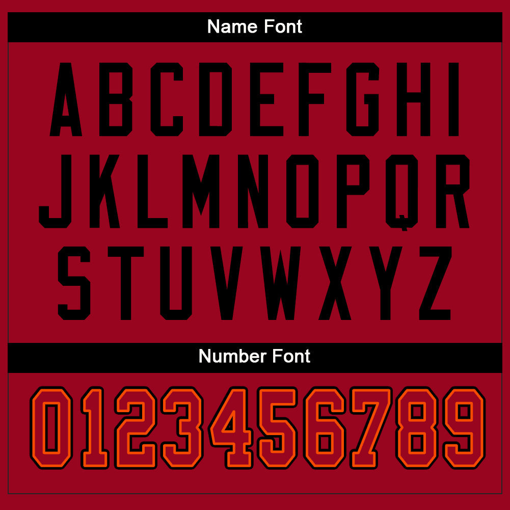 Custom White Red-Black Split Fashion Football Jersey view 4