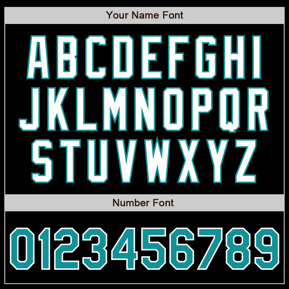 Custom Black Teal-Gray Authentic Split Fashion Baseball Jersey view 4