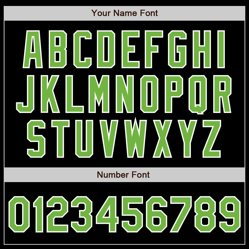 Custom Black Neon Green-Royal Authentic Split Fashion Baseball Jersey view 4