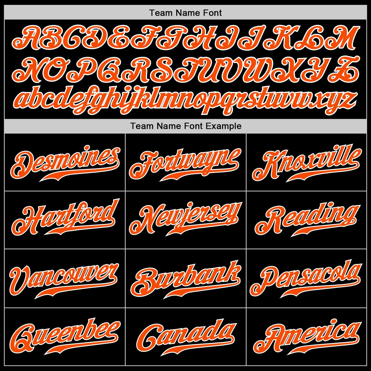 Custom Black Orange-Powder Blue Authentic Split Fashion Baseball Jersey view 5
