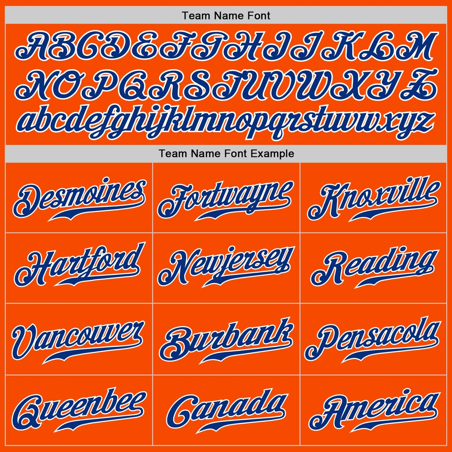 Custom Orange Royal-White Authentic Split Fashion Baseball Jersey view 5