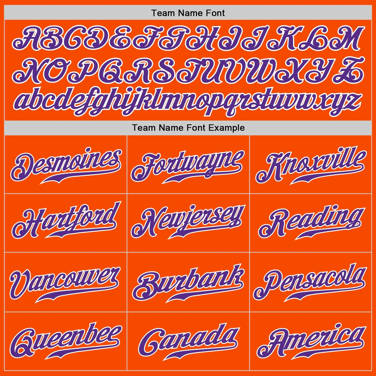 Custom Orange Purple-White Authentic Split Fashion Baseball Jersey view 6