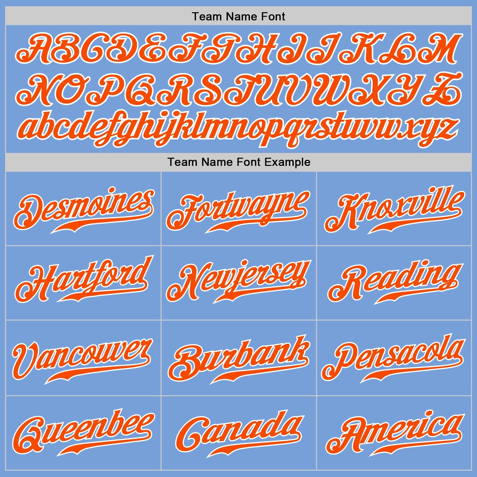 Custom Light Blue Orange-White Authentic Split Fashion Baseball Jersey view 5