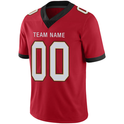 Custom TB.Buccaneers Stitched American Football Jerseys Personalize Birthday Gifts Red Jersey view 4