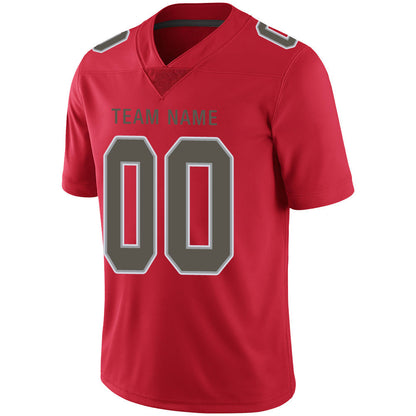 Custom TB.Buccaneers Stitched American Football Jerseys Personalize Birthday Gifts Red Jersey view 4