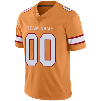 Custom TB.Buccaneers Stitched American Football Jerseys Personalize Birthday Gifts Gold Jersey view 4