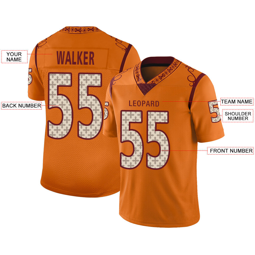 Custom TB.Buccaneers Stitched American Football Jerseys Personalize Birthday Gifts Gold Jersey view 2