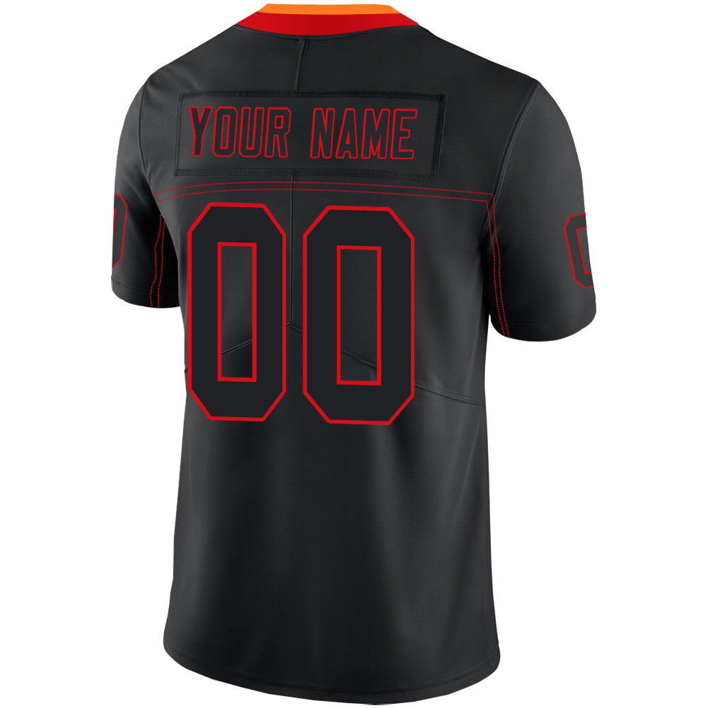Custom TB.Buccaneers Stitched American Football Jerseys Personalize Birthday Gifts Black Jersey view 3