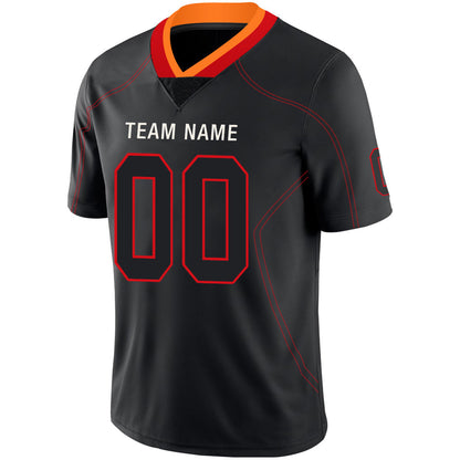 Custom TB.Buccaneers Stitched American Football Jerseys Personalize Birthday Gifts Black Jersey view 4