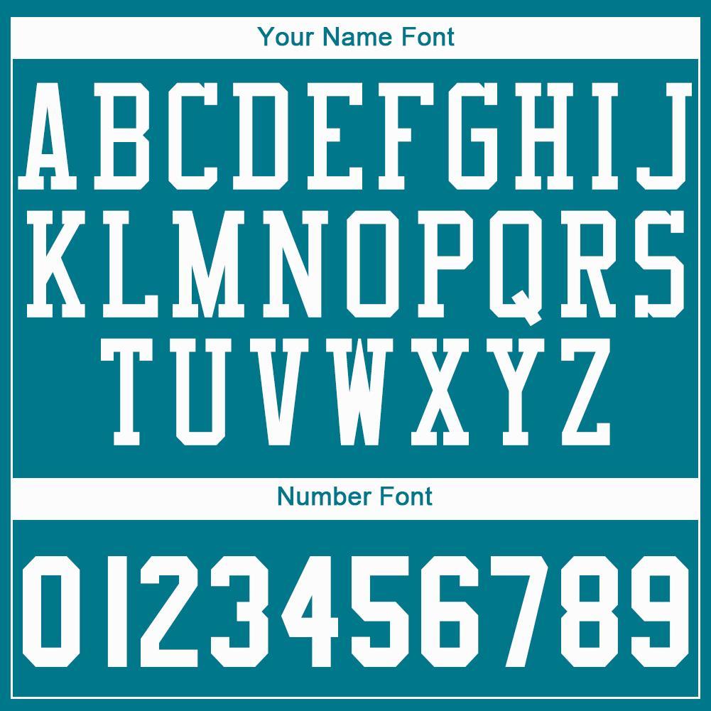 Custom Teal White Round Neck Basketball Jersey view 4