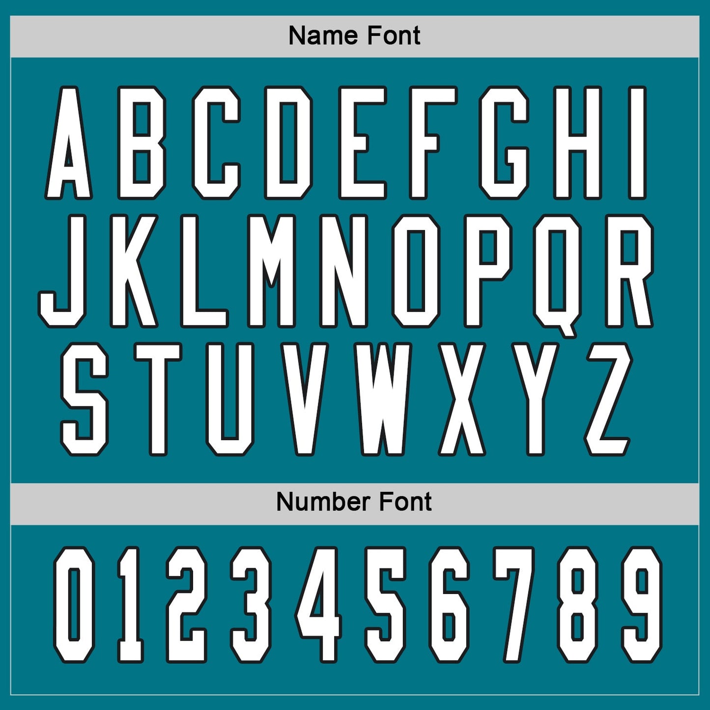 Custom Teal White-Black Hockey Jersey view 5