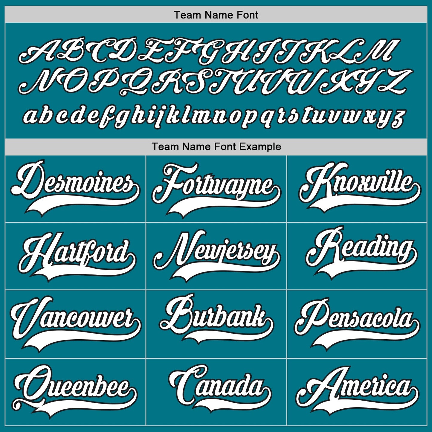 Custom Teal White-Black Hockey Jersey view 6