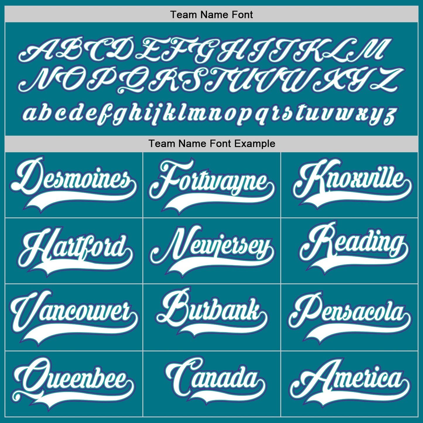 Custom Teal White-Purple Hockey Jersey view 4