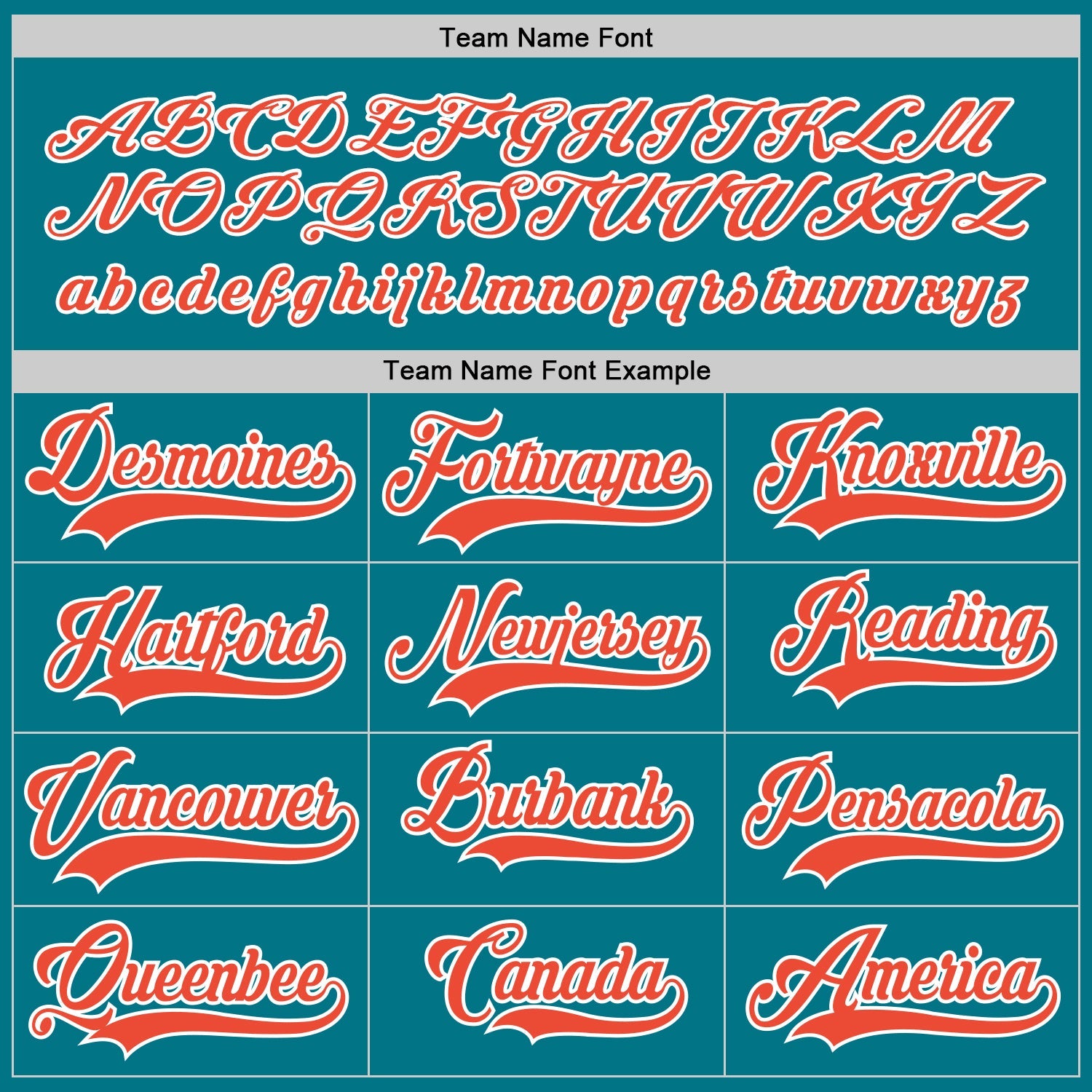 Custom Teal Orange-White Hockey Jersey view 4