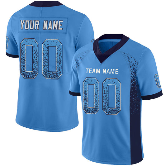 Custom T.Titans Stitched American Football Jerseys Personalize Birthday Gifts Light Blue Jersey - Main View