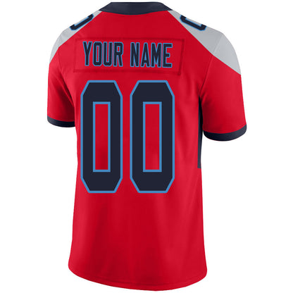 Custom T.Titans Stitched American Football Jerseys Personalize Birthday Gifts Red Jersey view 3