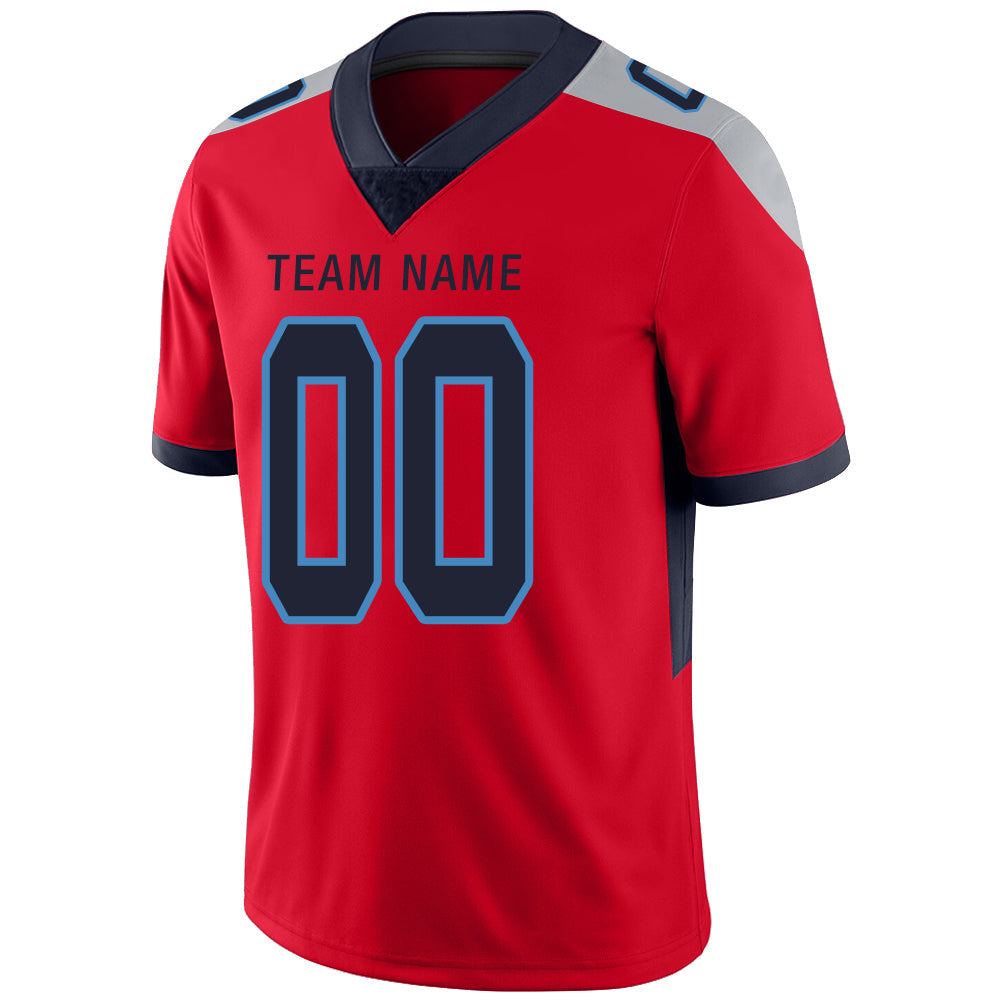 Custom T.Titans Stitched American Football Jerseys Personalize Birthday Gifts Red Jersey view 4