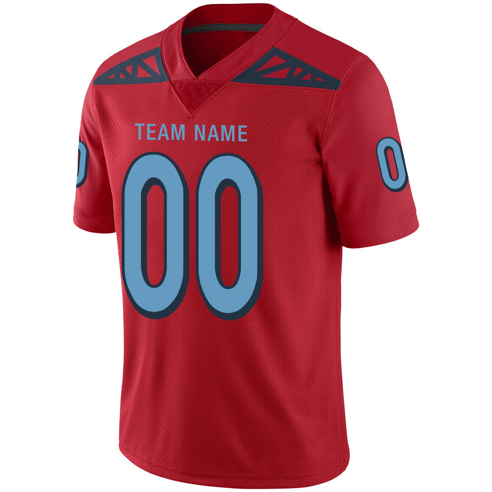 Custom T.Titans Stitched American Football Jerseys Personalize Birthday Gifts Red Jersey view 4