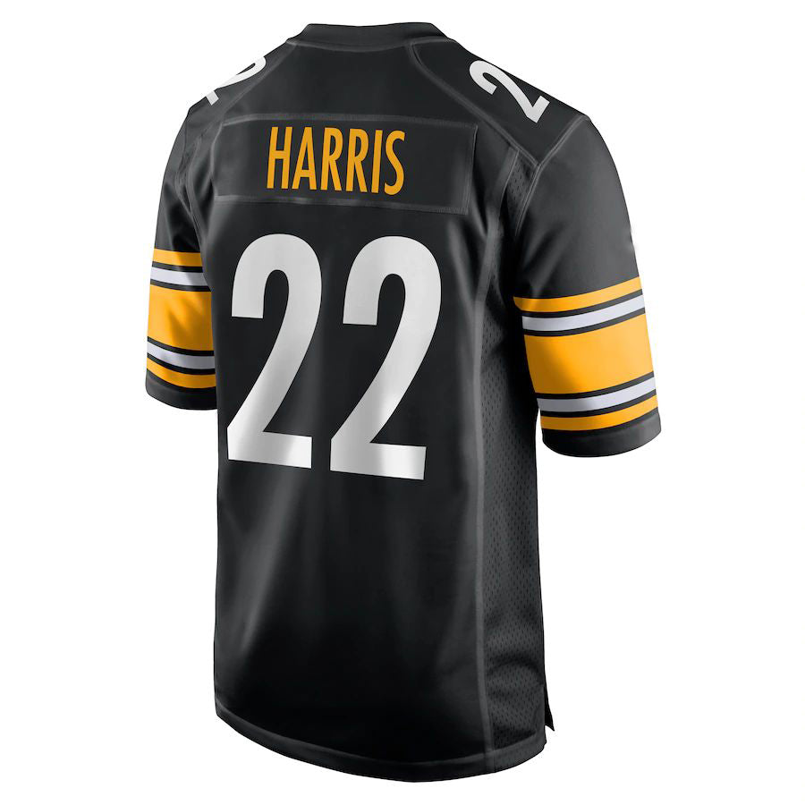 P.Steelers #22 Najee Harris White Men Women Youth Sport Jerseys Football Jerseys view 2