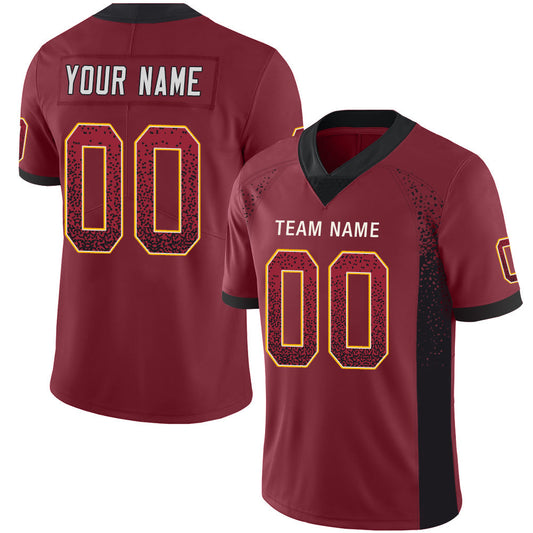 Custom W.Football Team Stitched American Football Jerseys Personalize Birthday Gifts Red Jersey - Main View