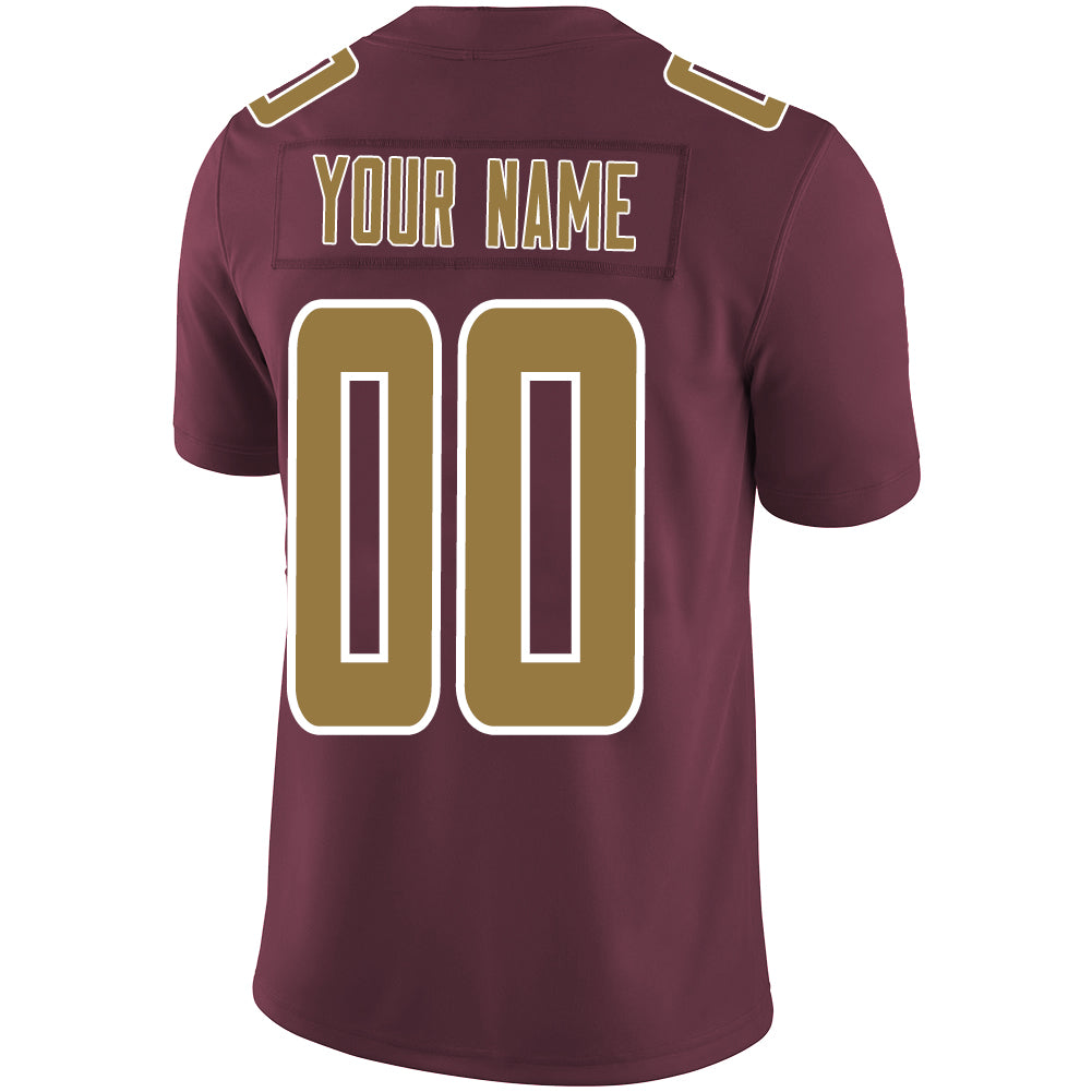 Custom W.Football Team Stitched American Football Jerseys Personalize Birthday Gifts Red Jersey view 3