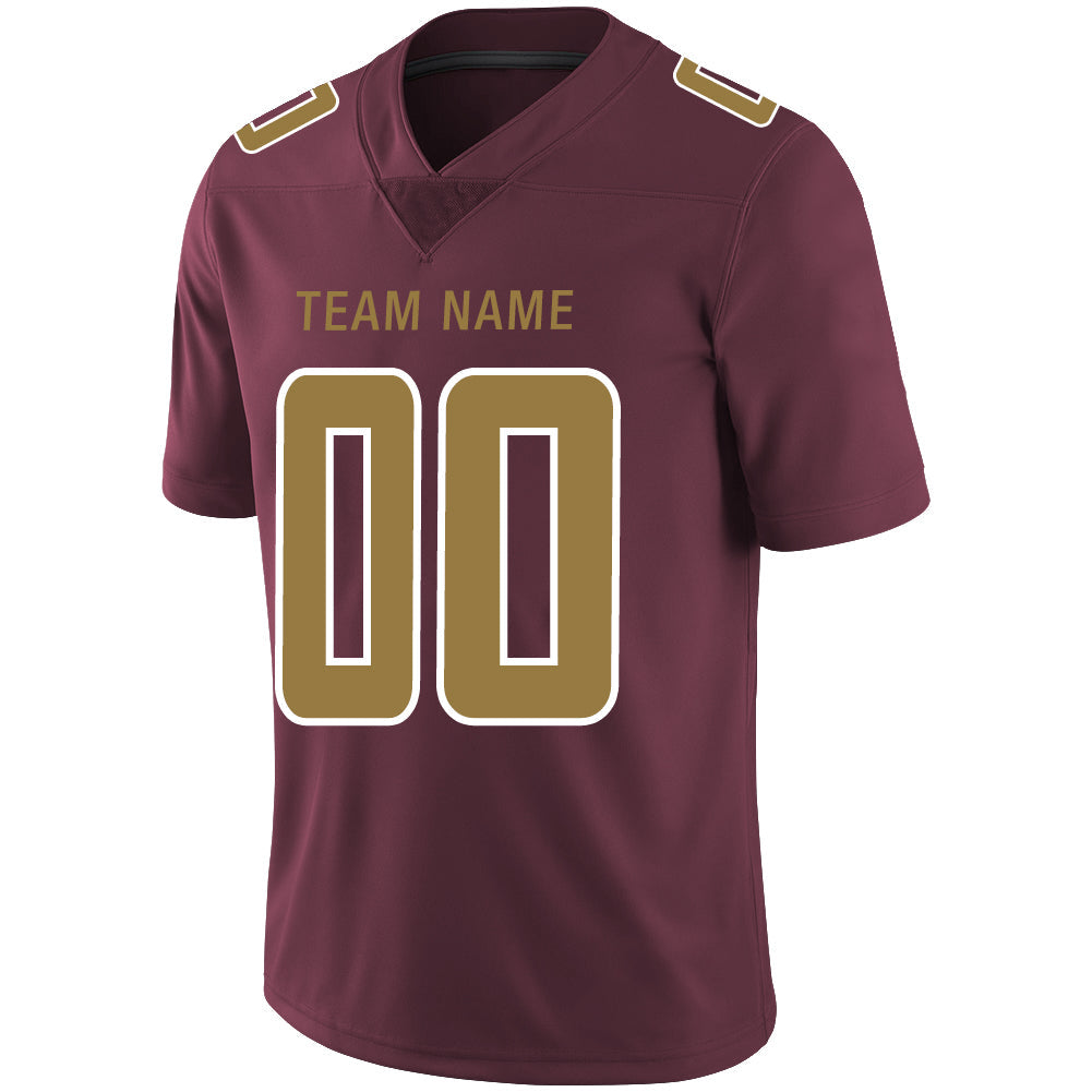 Custom W.Football Team Stitched American Football Jerseys Personalize Birthday Gifts Red Jersey view 4