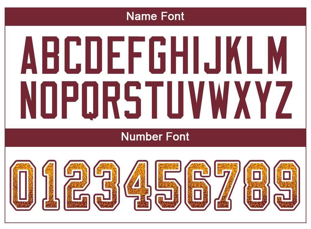 Custom Gold Burgundy-White Drift Fashion Football Jersey view 4