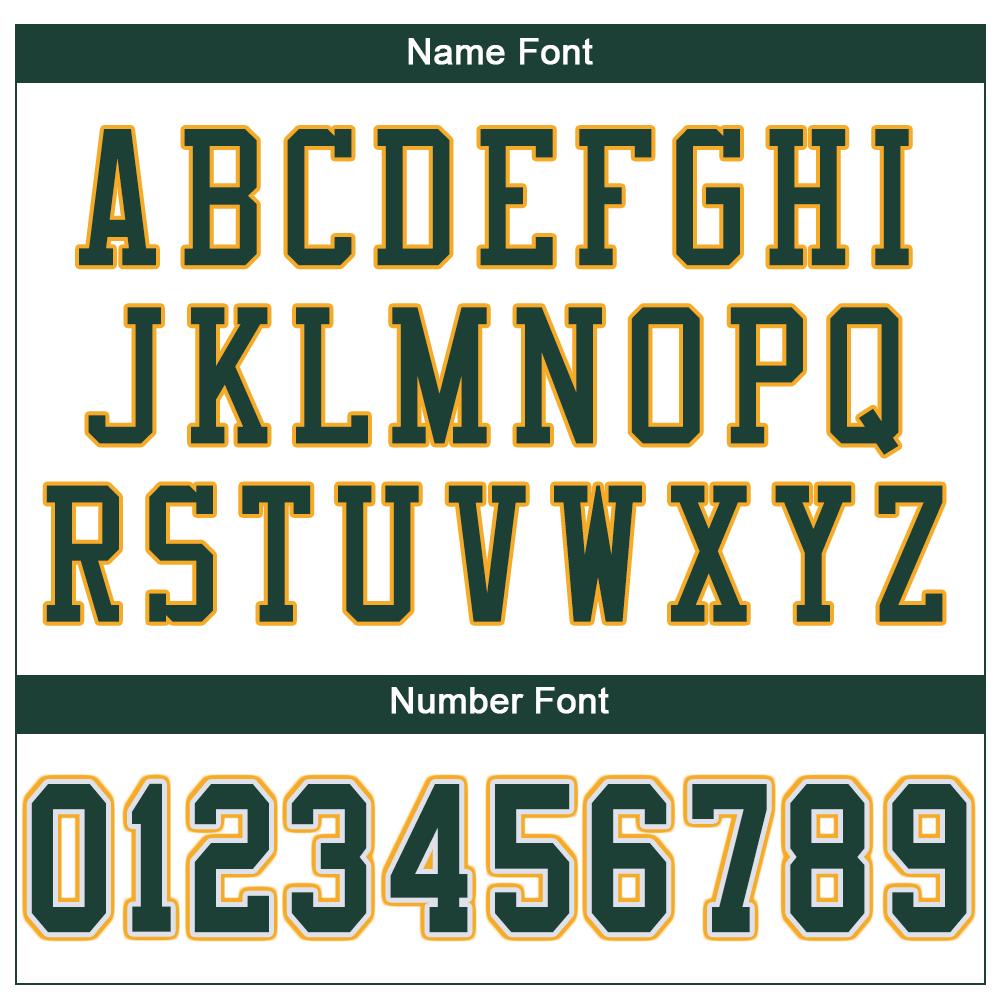 Custom White Green-Gold Mesh Authentic Football Jersey view 5