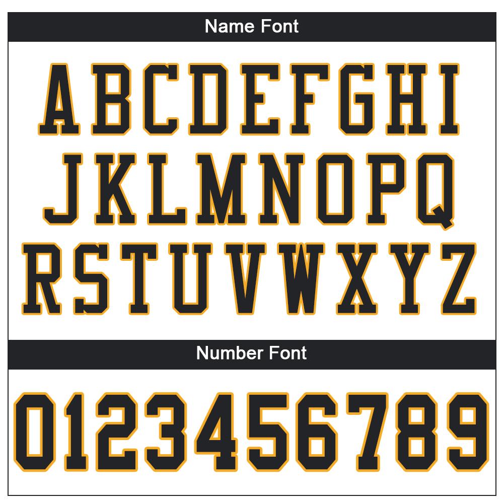 Custom White Black-Gold Mesh Authentic Football Jersey view 5