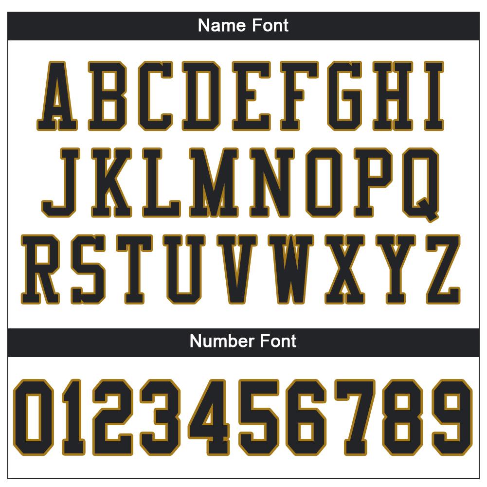 Custom White Black-Old Gold Mesh Authentic Football Jersey view 5