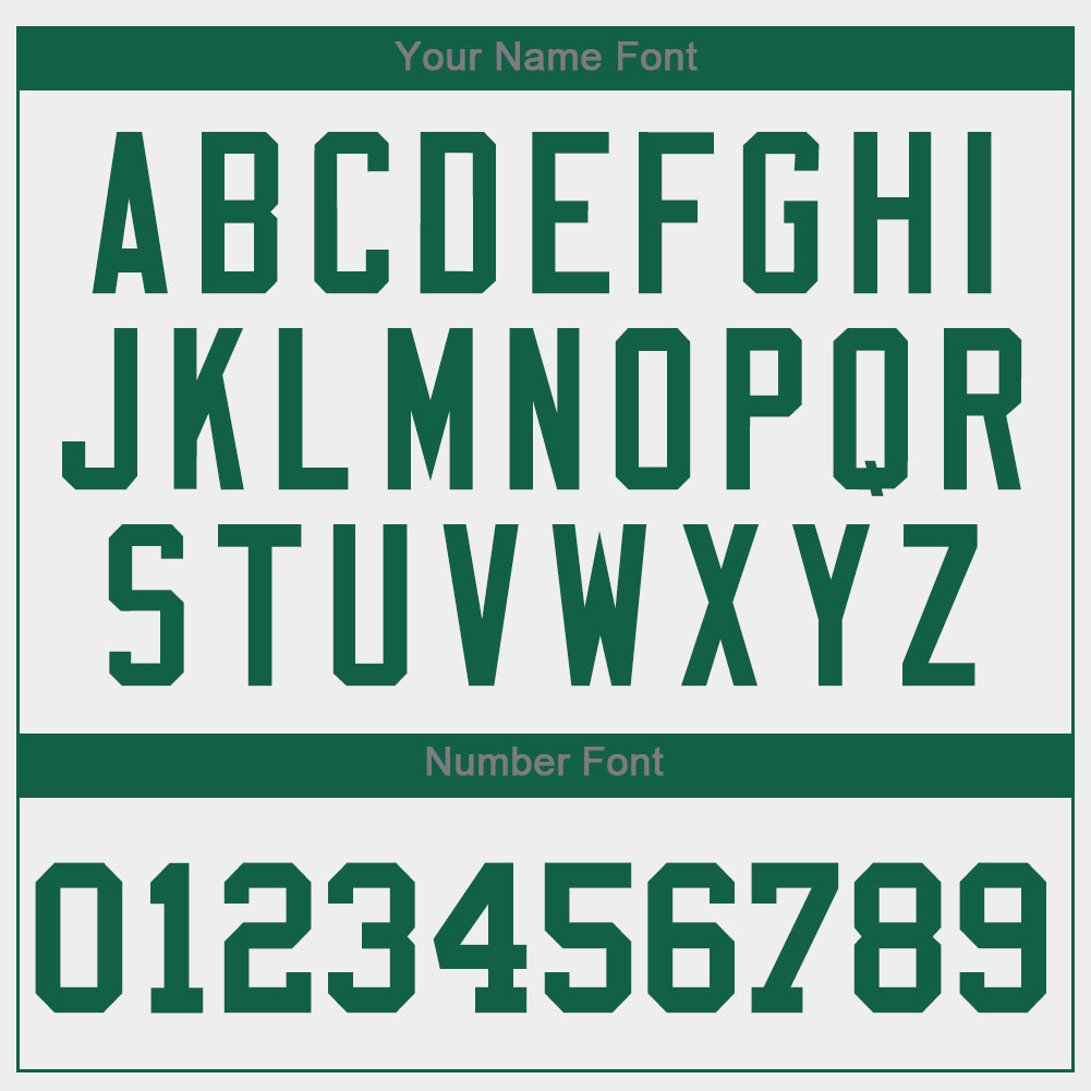 Custom White Kelly Green-Gray Authentic Baseball Jersey view 4