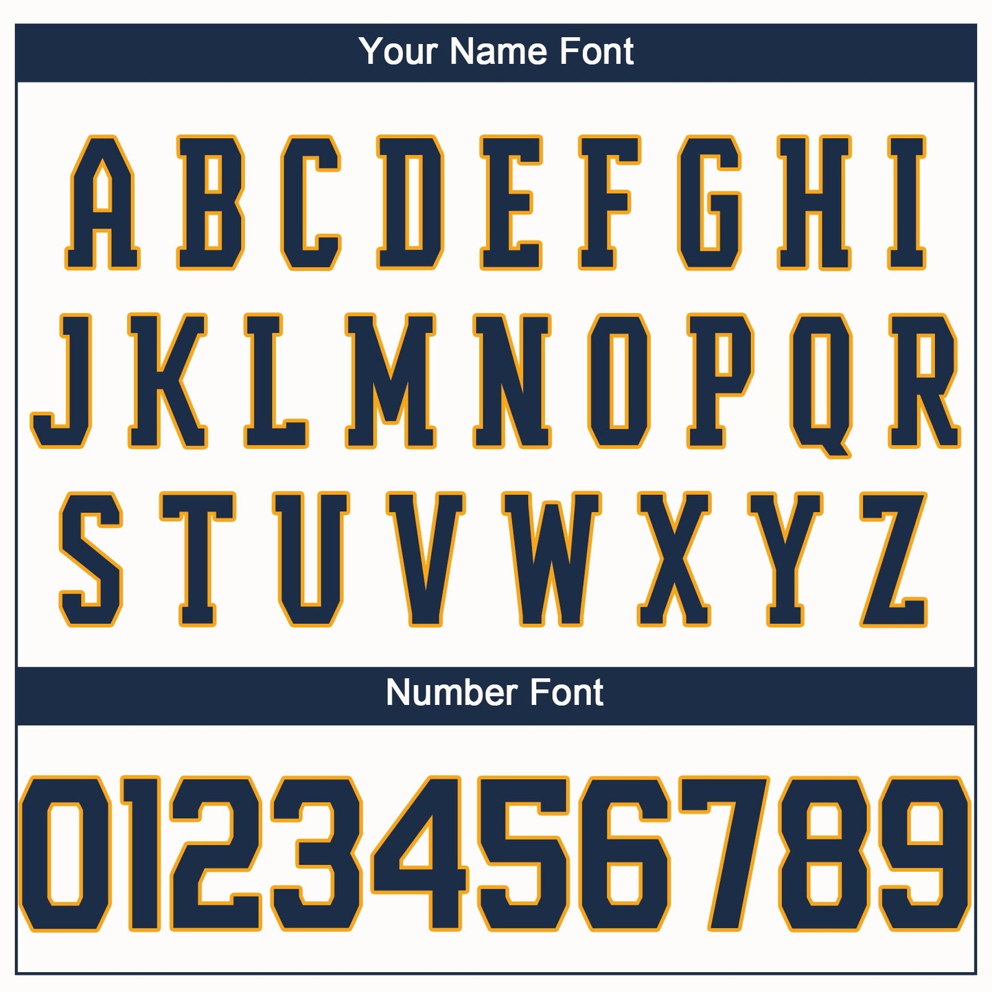 Custom White Navy-Gold Performance T-Shirt view 3