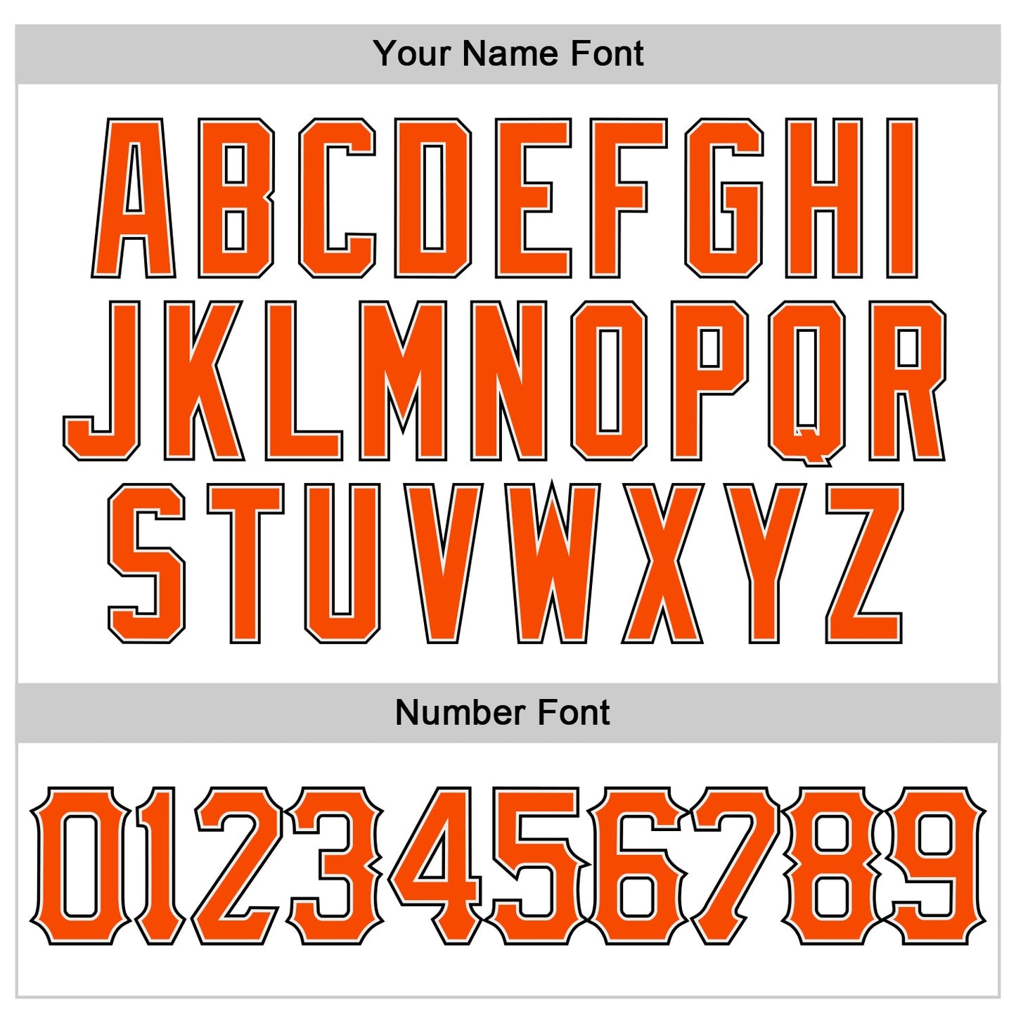 Custom White Orange Pinstripe Orange-Black Authentic Baseball Jersey view 5