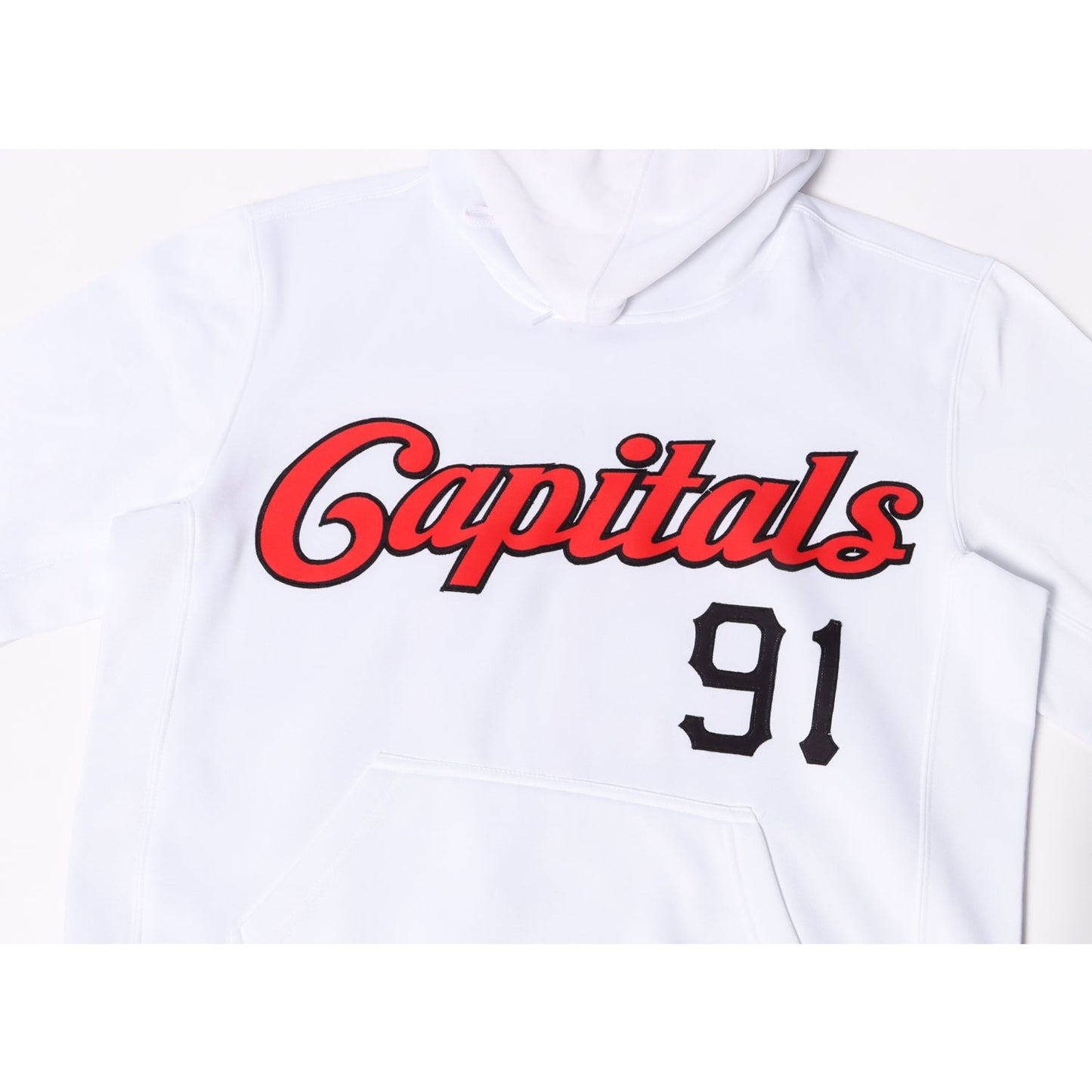 Custom Stitched White Red-Black Sports Pullover Sweatshirt Hoodie view 8