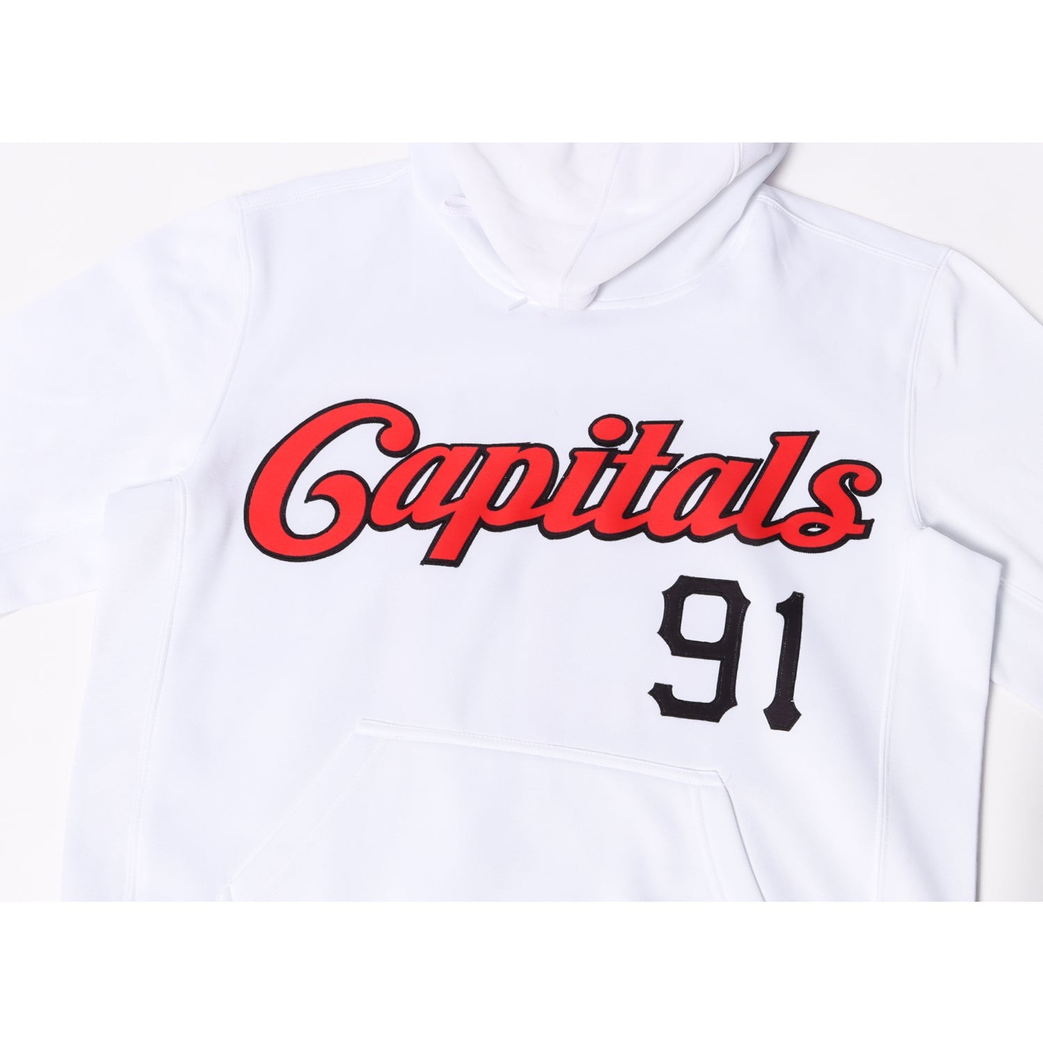 Custom Stitched White Red-Black Sports Pullover Sweatshirt Hoodie view 8