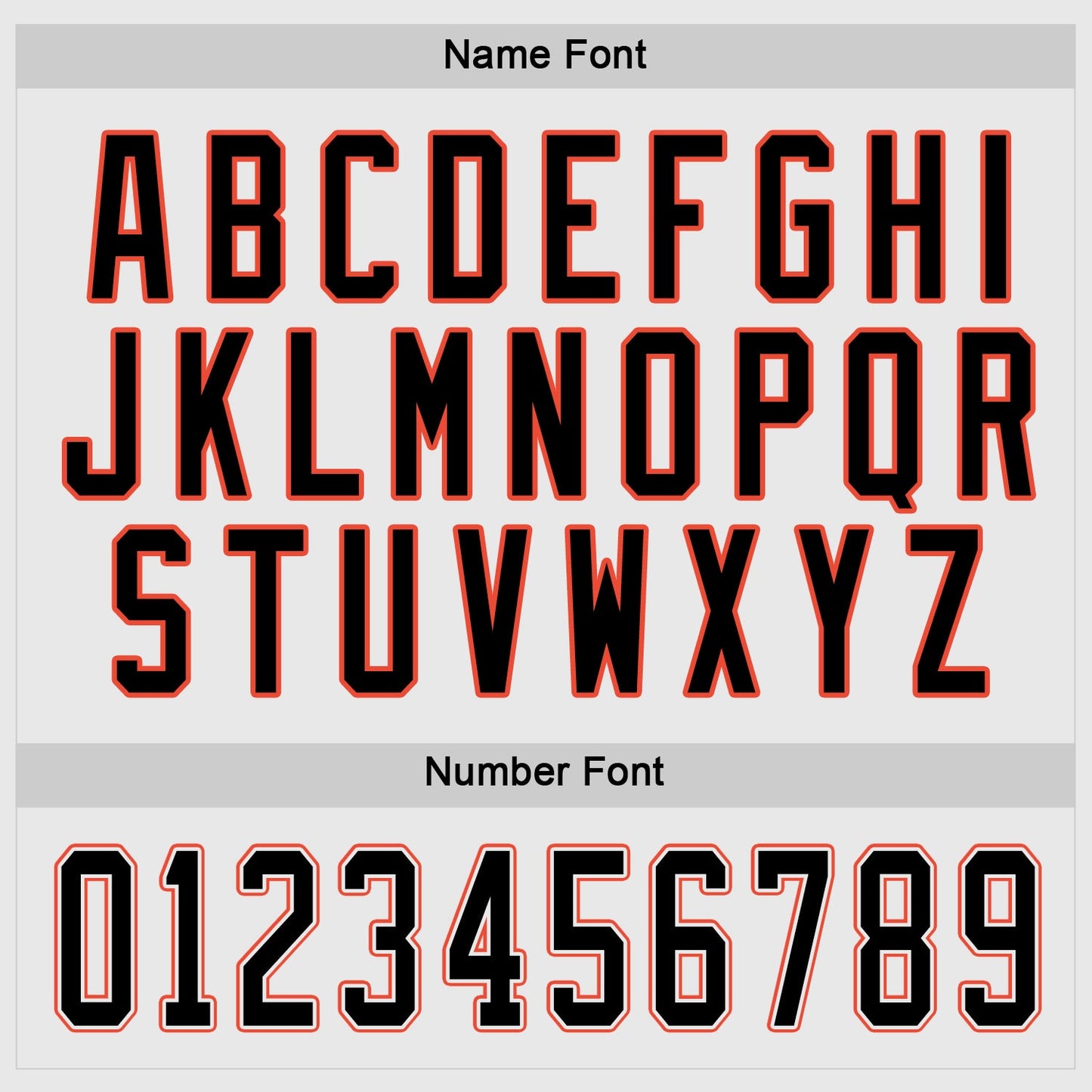 Custom White Black-Orange Hockey Jersey view 3