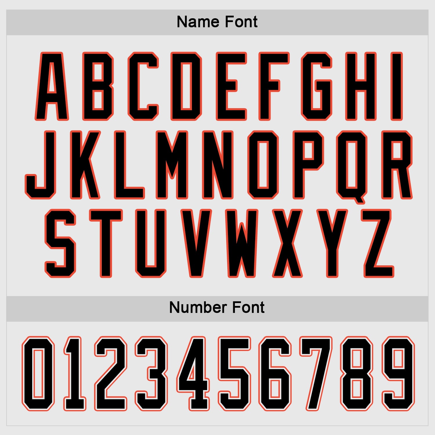 Custom White Black-Orange Hockey Jersey view 3