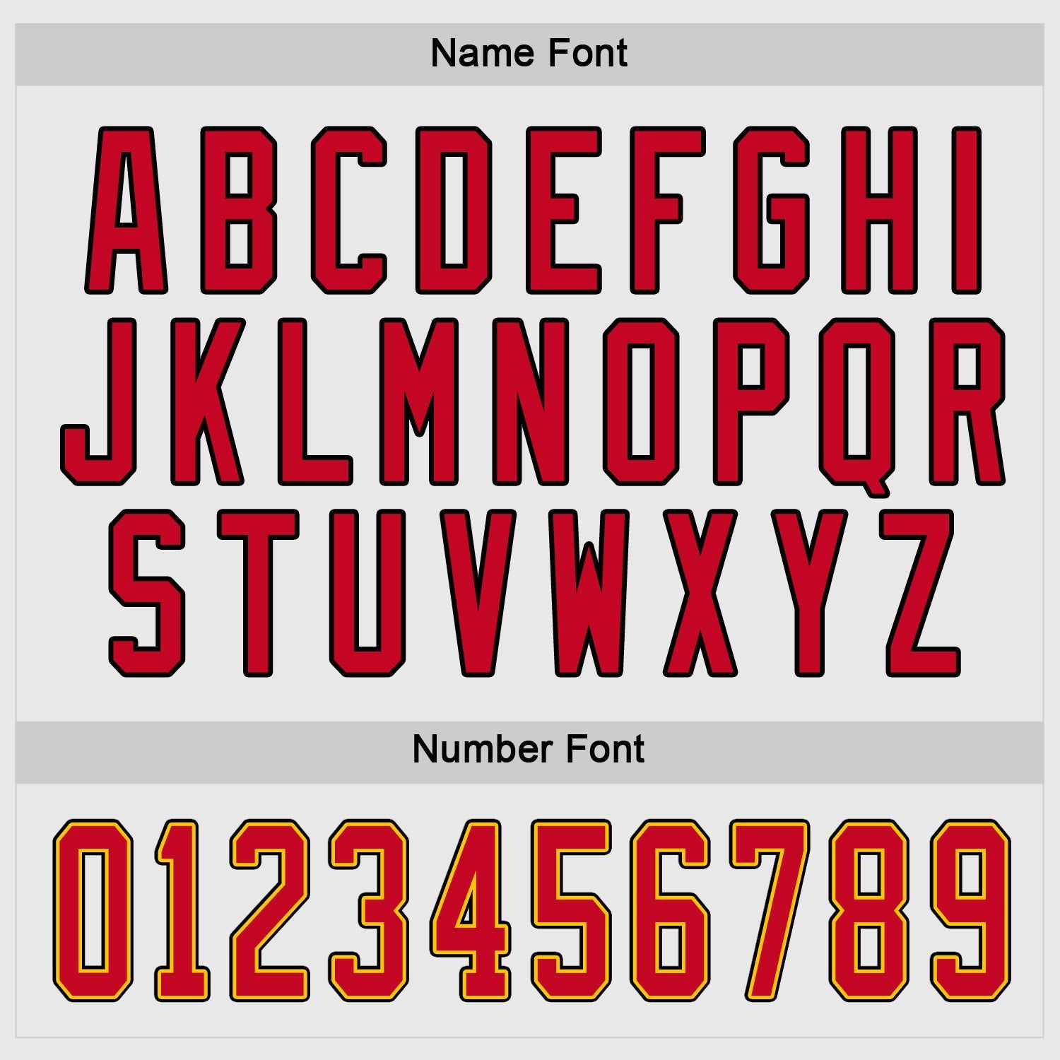 Custom White Red-Gold Hockey Jersey view 3