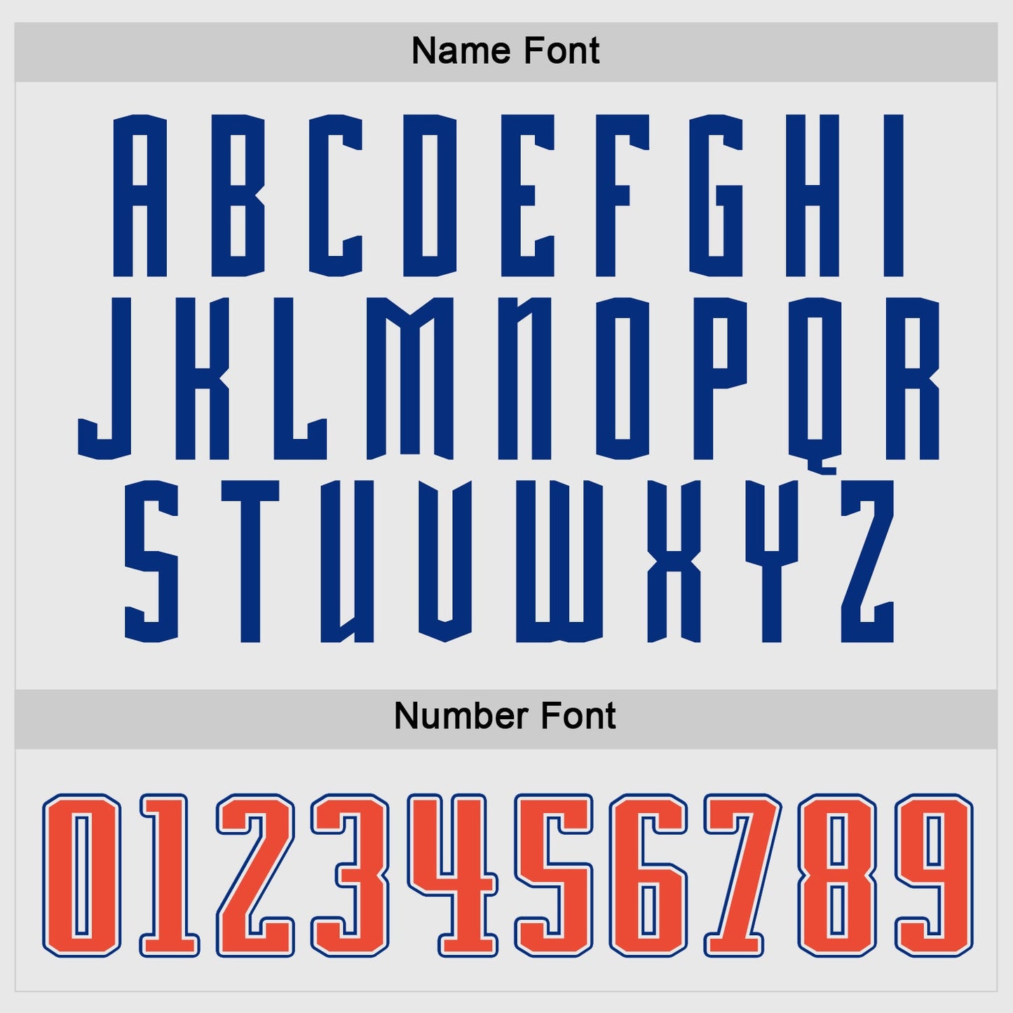 Custom White Orange-Royal Hockey Jersey view 3