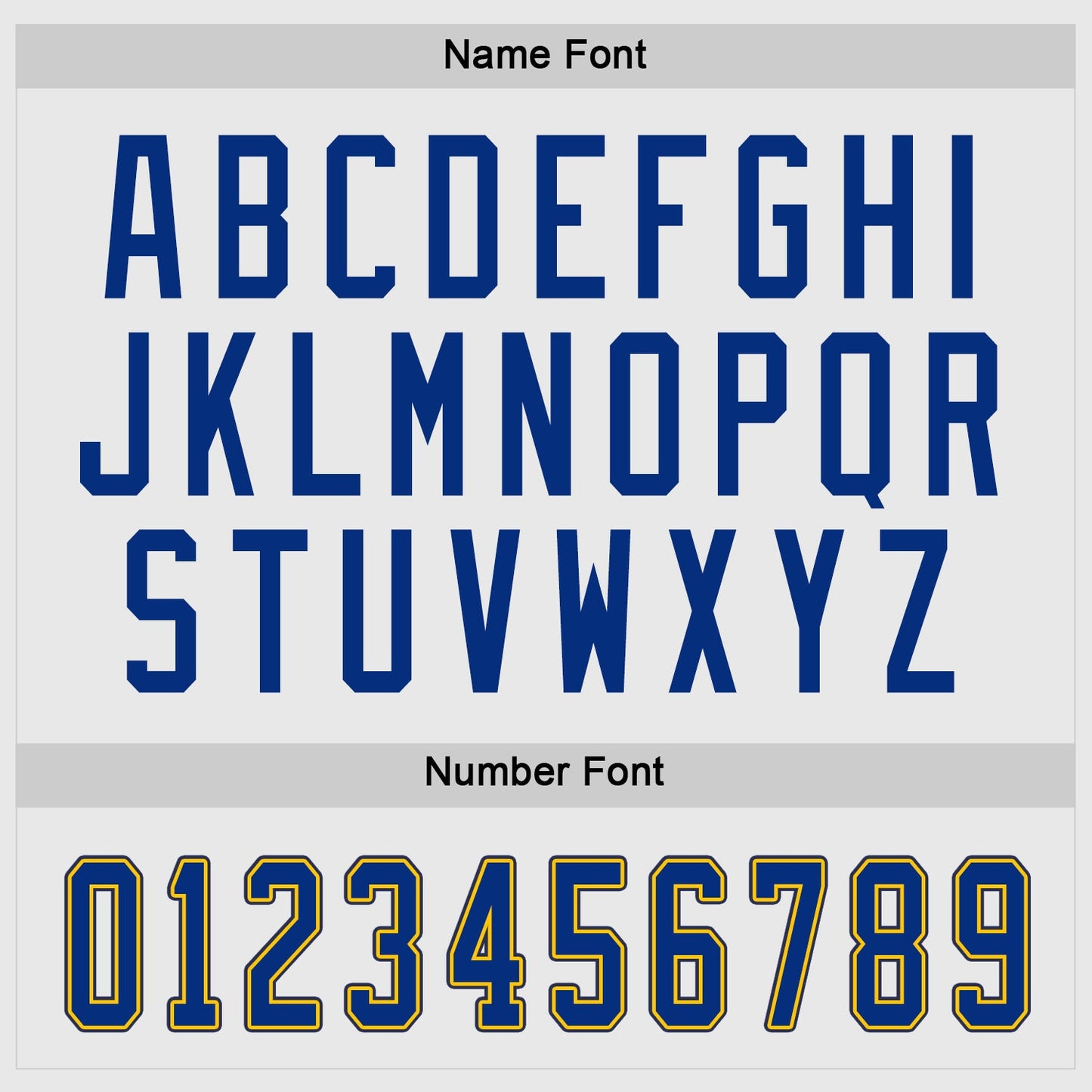 Custom White Royal-Gold Hockey Jersey view 3