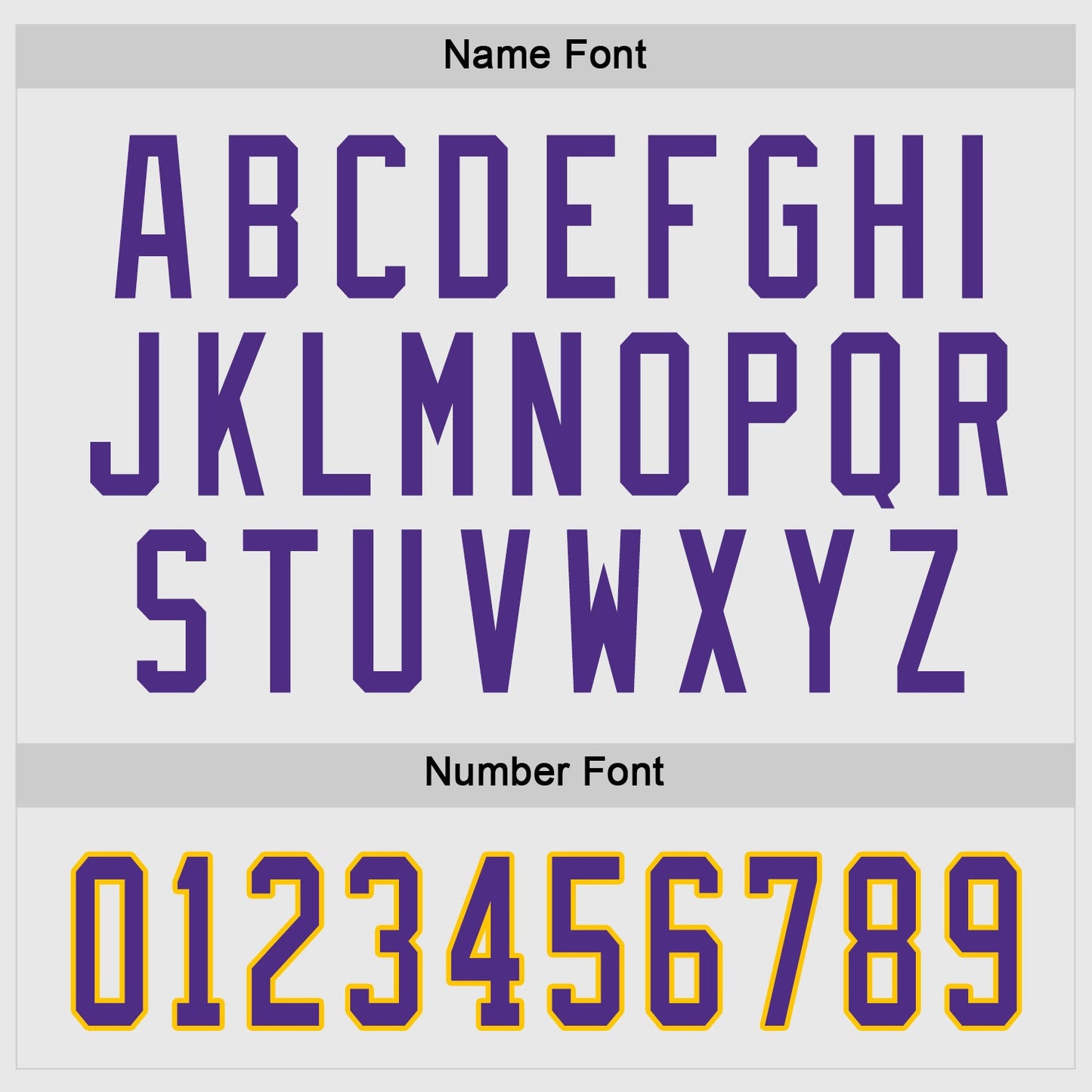Custom White Purple-Gold Hockey Jersey view 3