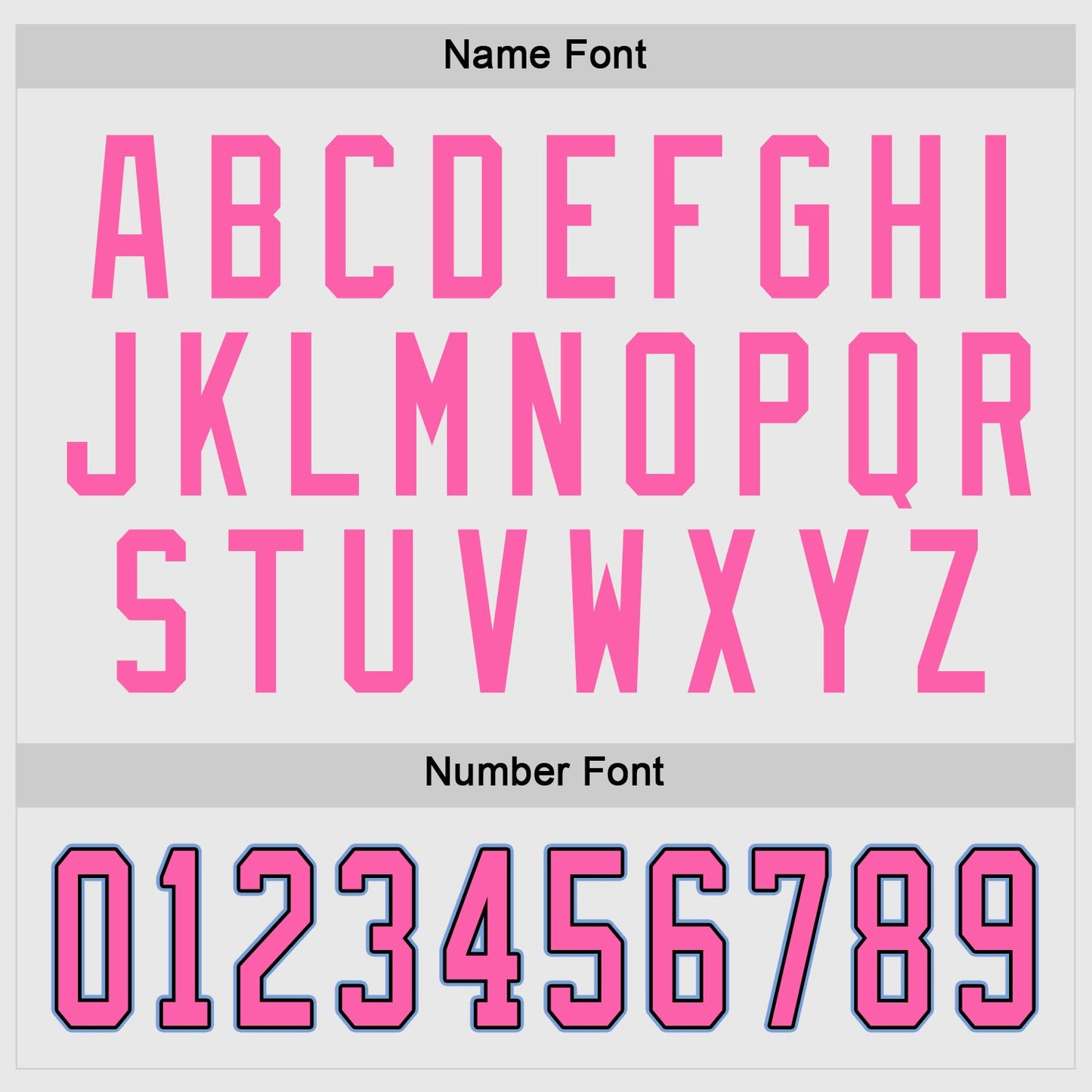 Custom White Pink-Light Blue Hockey Jersey view 3