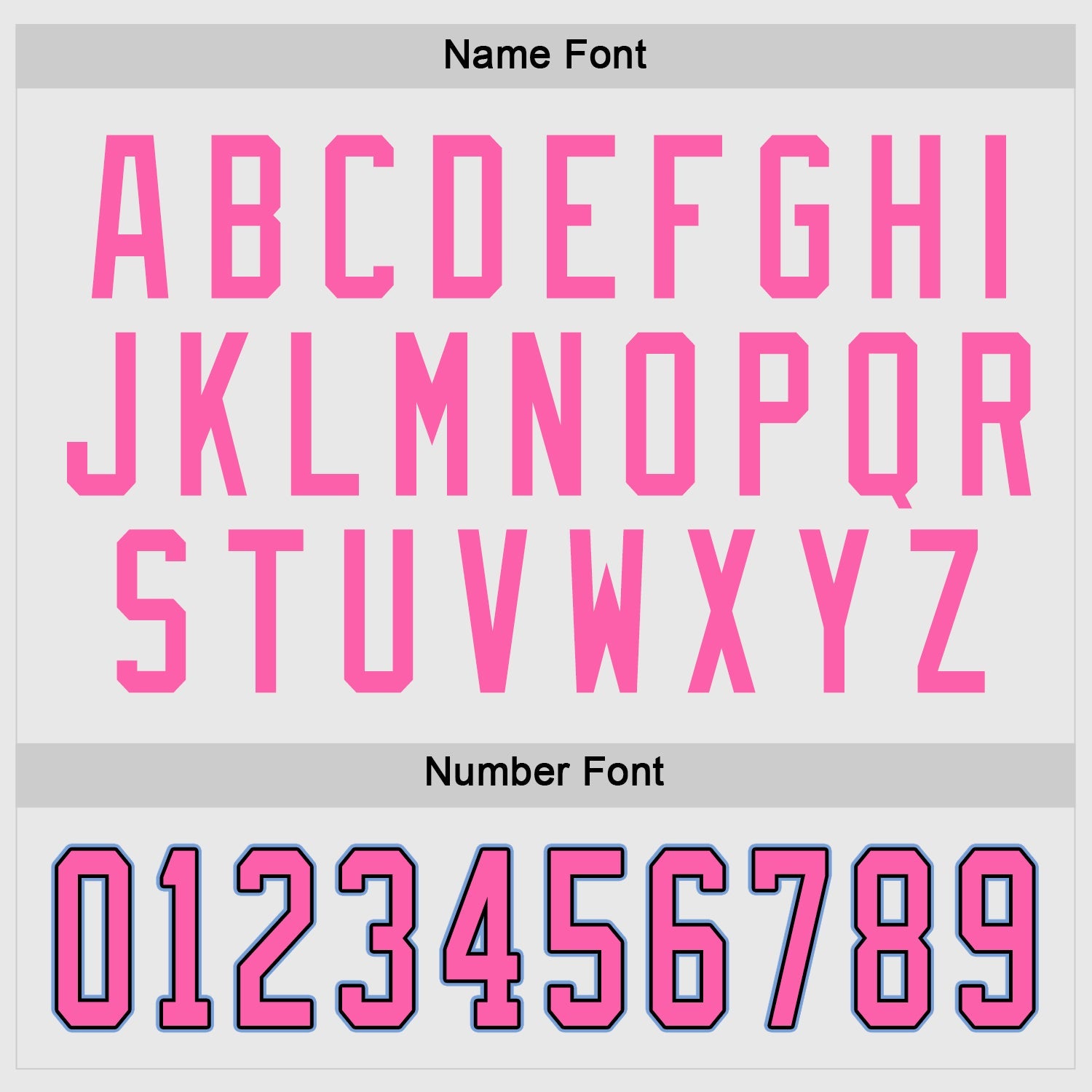 Custom White Pink-Light Blue Hockey Jersey view 3