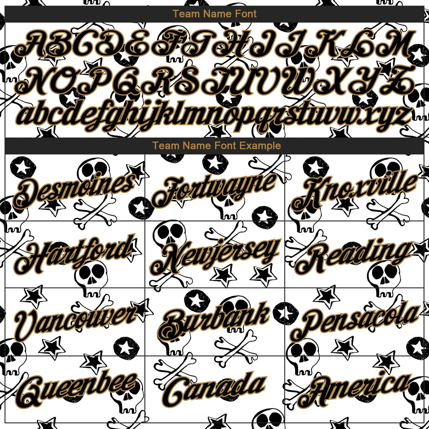 Custom Stitched White Black-Old Gold 3D Skull Fashion Sports Pullover Sweatshirt Hoodie view 3